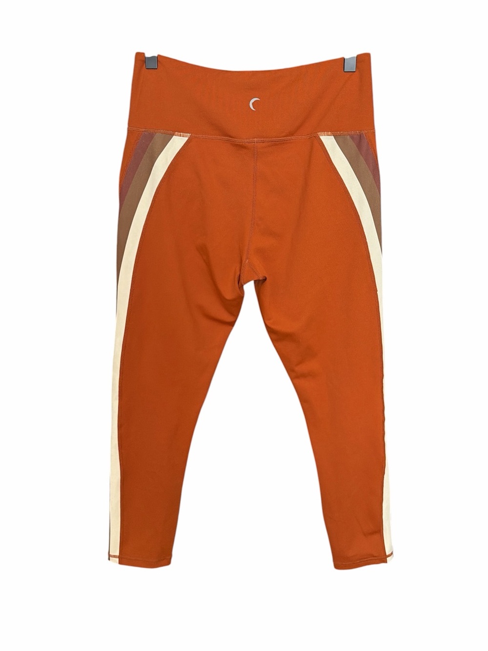 Ziya cropped leggings size 8‎ - 10 brown orange rust athleisure workout gym